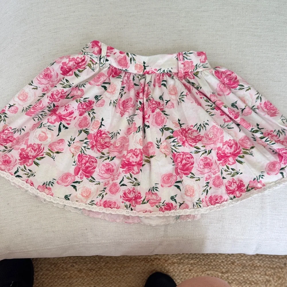 SweetHoney Pink Rose Print Circle Skirt - Picture 1 of 1
